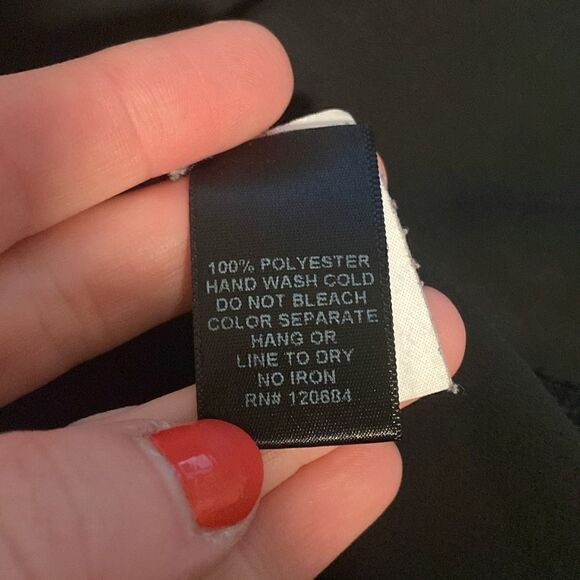 Torrid Black Lightweight Faux Wrap Semi-Sheer High-Low Dress Size 4 - Picture 9 of 9